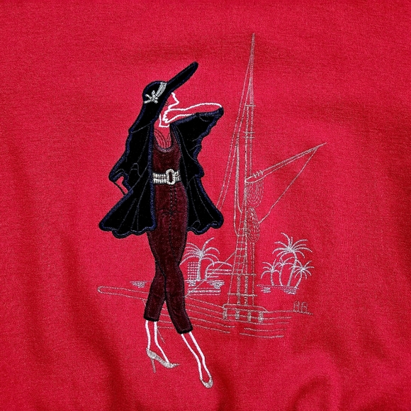 Wool Red Cardigan Women 95 Double Nine Five Lady 1980-90s - Picture 11 of 16